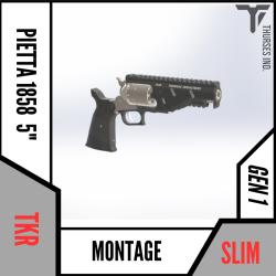 montage picatinny tactique pietta 1858 sherif SLIM Thurses Industries