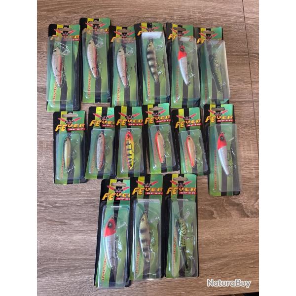 Lot de 15 leurres dur Milo lot 12