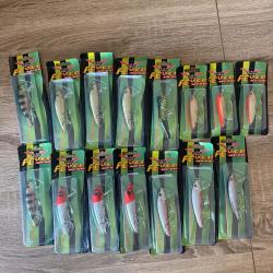 Lot de 15 leurres dur Milo lot 13