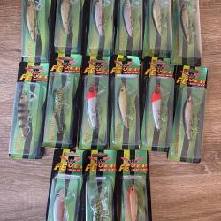 Lot de 15 leurres dur Milo lot 14