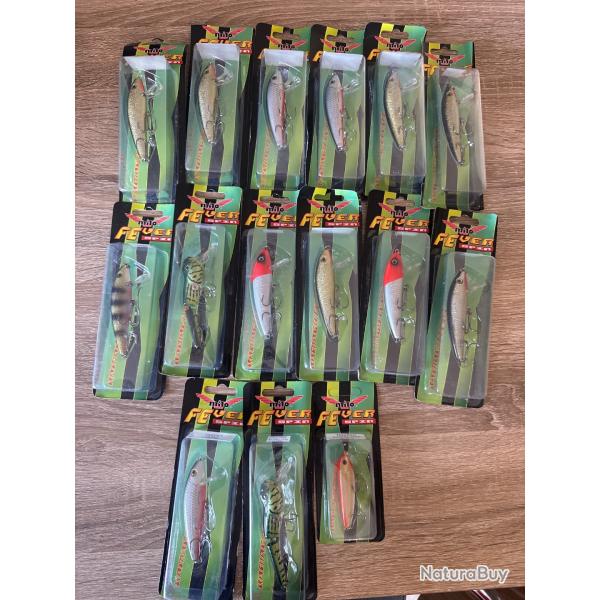 Lot de 15 leurres dur Milo lot 14