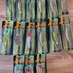 Lot de 15 leurres dur Milo lot 15