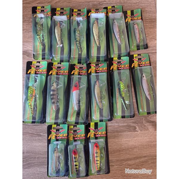 Lot de 15 leurres dur Milo lot 15