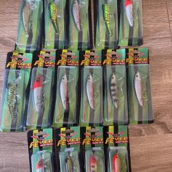 Lot de 15 leurres dur Milo lot 16
