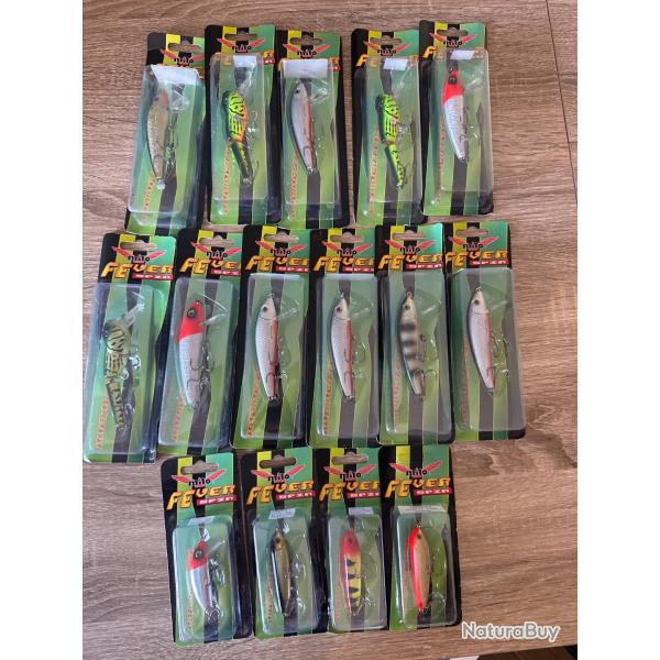 Lot de 15 leurres dur Milo lot 16