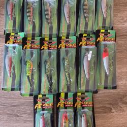 Lot de 15 leurres dur Milo lot 18