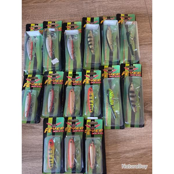 Lot de 15 leurres dur Milo lot 20