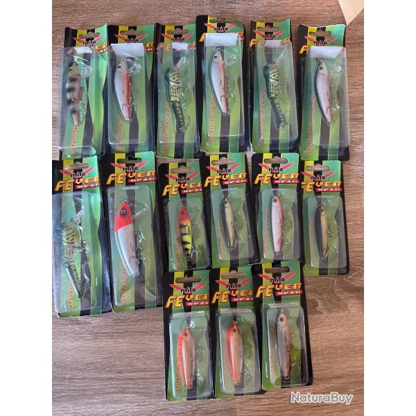 Lot de 15 leurres dur Milo lot 22