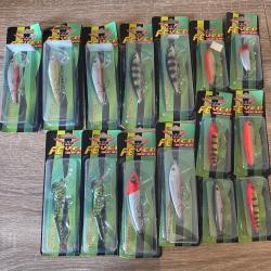 Lot de 15 leurres dur Milo lot 23