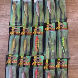 Lot de 15 leurres dur Milo lot 25