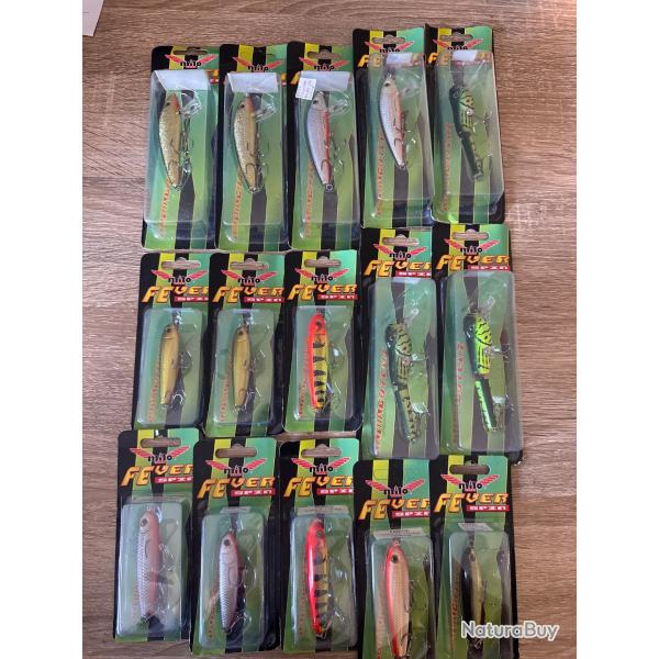 Lot de 15 leurres dur Milo lot 25