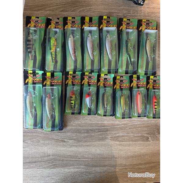 Lot de 15 leurres dur Milo lot 26