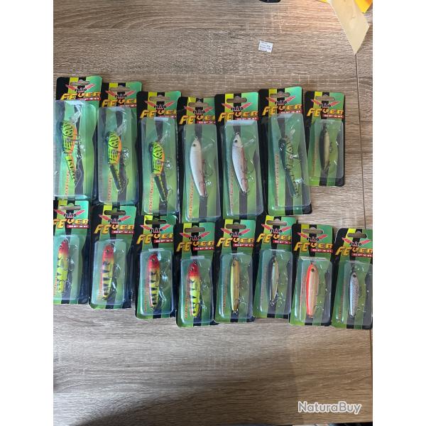 Lot de 15 leurres dur Milo lot 28