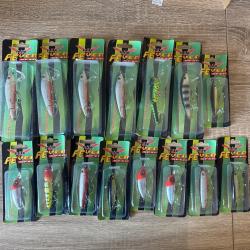 Lot de 15 leurres dur Milo lot 29