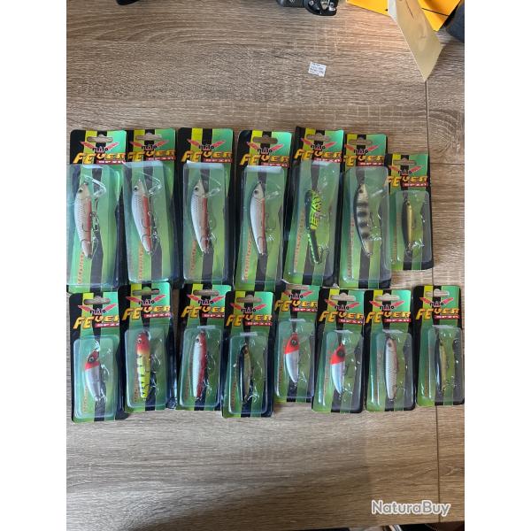Lot de 15 leurres dur Milo lot 29