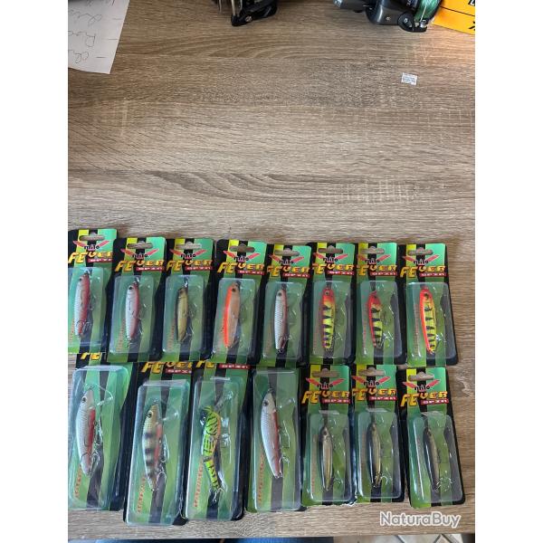 Lot de 15 leurres dur Milo lot 30