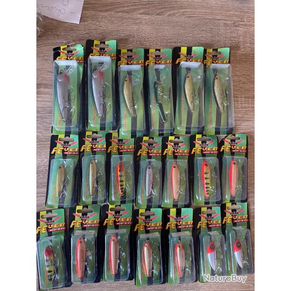 Lot de 20 leurres dur Milo lot 32