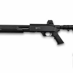 Pack complet - Fusil &agrave; pompe de d&eacute;fense SG68 PATRIOT 2&times;12g CO2 - 16P cal. .68 - 19 joules - GUNSMITH