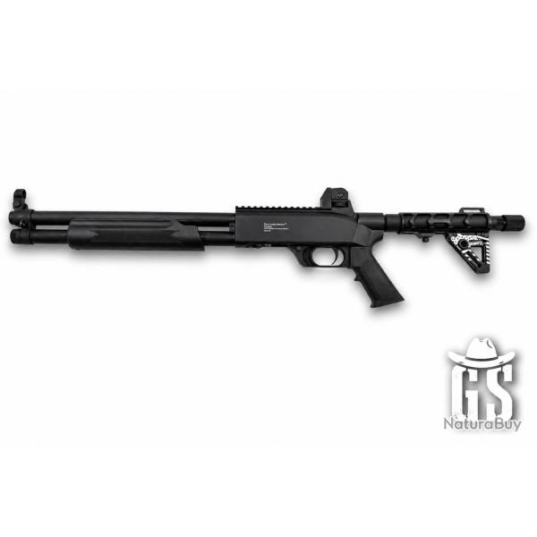 Pack complet - Fusil � pompe de d�fense SG68 PATRIOT 2�12g CO2 - 16P cal. .68 - 19 joules - GUNSMITH