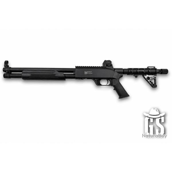 Pack complet - Fusil � pompe de d�fense SG68 PATRIOT 2�12g CO2 - 16P cal. .68 - 19 joules - GUNSMITH