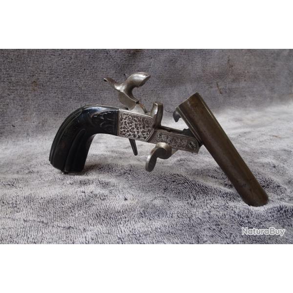Pistolet grav� de venerie cal 12 mm