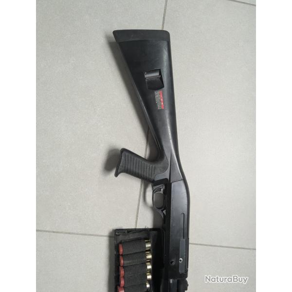 Tokyo Marui M3 Super 90 - Fusil � pompe Airsoft + Porte-cartouches + 5 cartouches