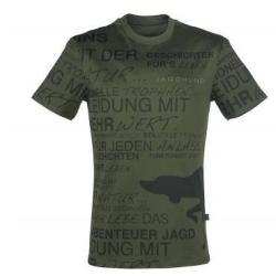 T-SHIRT jagdhund imprim&eacute; L