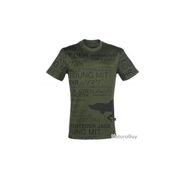 T-SHIRT jagdhund imprim� L