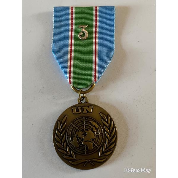 M�daille FINUL/ONU Liban 3 missions