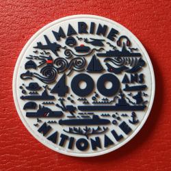 Patch PVC 3 D 400 Ans de la Marine Nationale