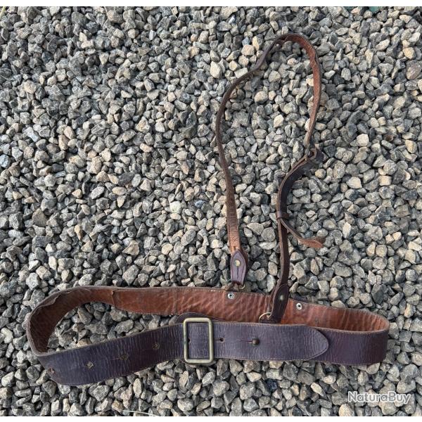 Ceinturon + Baudrier Officier - Sous Officier Avec Initiales Italie WW2