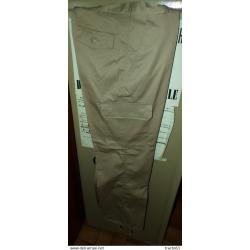 PANTALON BEIGE FONCE DE TYPE MILITAIRE DE SORTIE&nbsp; , GRANDE POCHE SUR LA CUISSE , LACET DE SERRAGE AU
