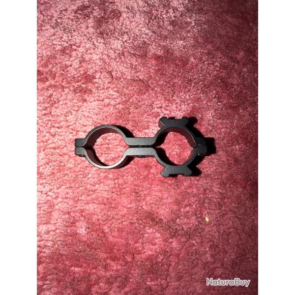 Pi�ce pour fixer une lampe tactique sur un canon de fusil de chasse .