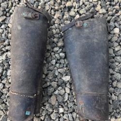 Paires De Gu&ecirc;tre En Cuir France WW1