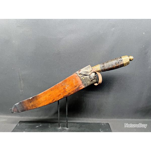ANCIENNE SUPERBE MACHETTE DE LA PERIODE COLONIALE ESPAGNOLE AUX PHILIPPINES POUR COLLECTION