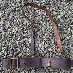 Ceinturon + Baudrier Officier - Sous Officier Belgique WW2
