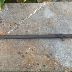 Rare Ba&iuml;onnette sabre Mod&egrave;le 1898 1er Type avec Fourreau - P.D. Luneschloss - Solingen W 1907