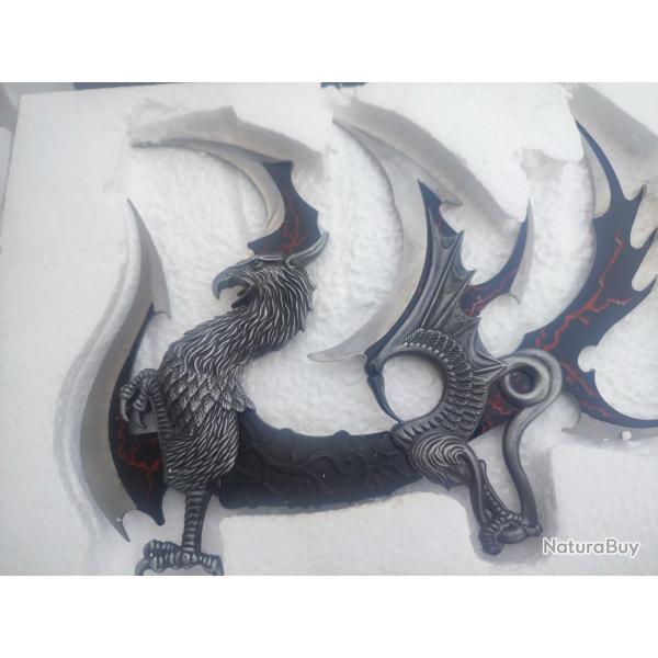 Couteau d�coratif avec support