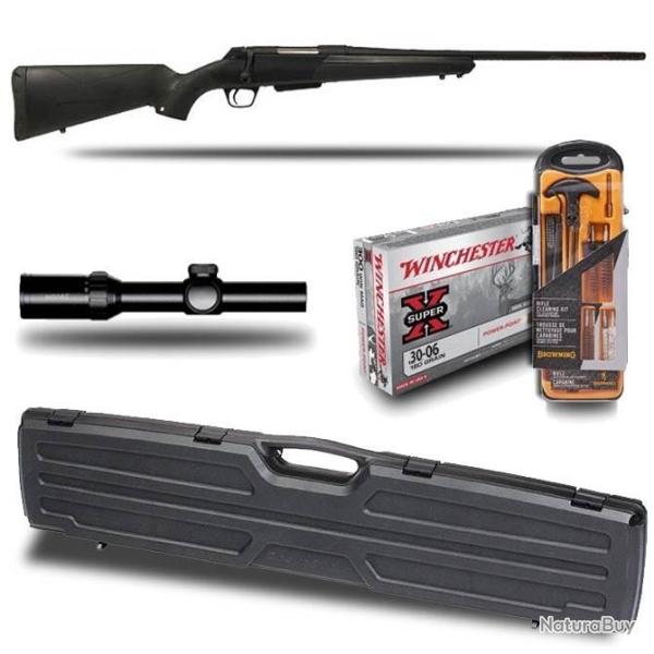 Pack Battue : Winchester Xpr + lunette HAWKE FRONTIER 1-6X24 53 cm