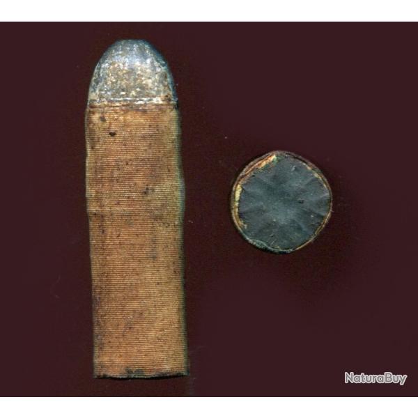 .52 Sharps Linen - cartouche combustible US Guerre de S�cession - PORT COMPRIS
