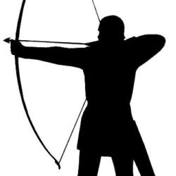 ARCTEC - Sticker Longbow ARGENT