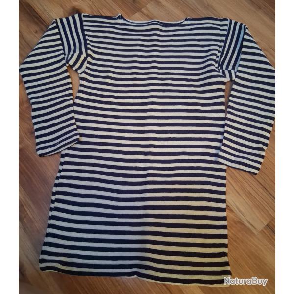 Authentique marini�re telnyachka tricot� taille L (52/5) arm�e russe neuve fabriqu�e en Russie