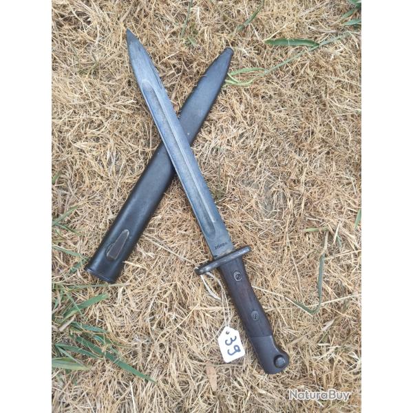 Ba�onnette pour fusil Mauser pour le royaume du Siam mod�le 1902 type 45/46
