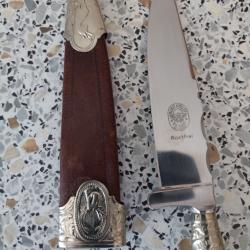 Nicker de chasse allemand Hugo KOLLER avec manche corne de Chamois (Rare )
