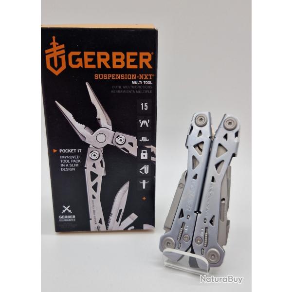 Pince multi fonction GERBER 15 outils Suspension-nxt