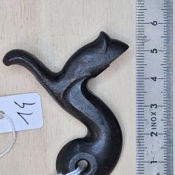 Chien ancien pour arme &agrave; broche ( c&ocirc;t&eacute; droit ) ref. 14