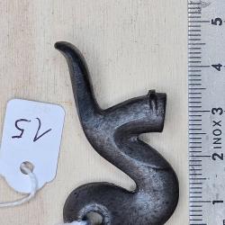 Chien ancien pour arme &agrave; percussion ( c&ocirc;t&eacute; droit ) ref. 15