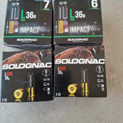 Munitions chasse calibre 12 /70