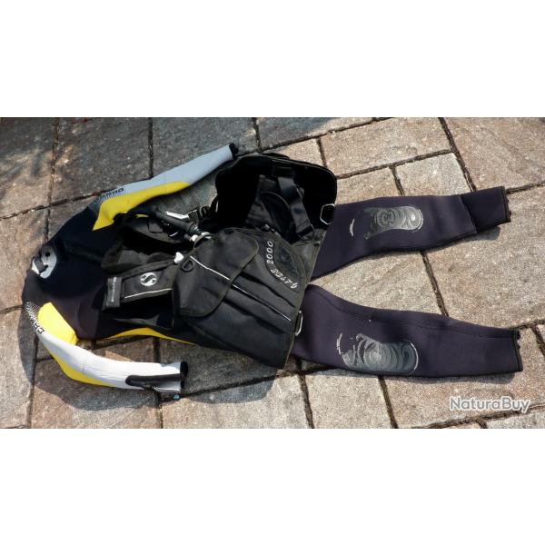 Combinaison de plong�e CAMARO +Gilet stab SCUBAPRO GLIDE 2000