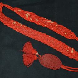 CORDON RAQUETTE BONNET A POIL GENIE GARDE IMPERIALE Mle 1854-EMPIRE-NAPOLEON